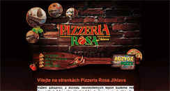 Desktop Screenshot of pizzeriarosa.cz
